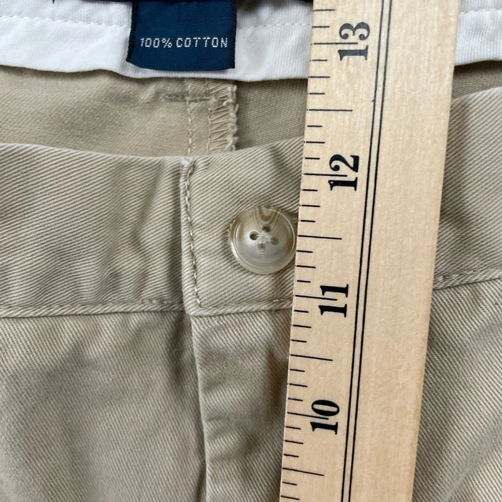 Polo Ralph Lauren Pants Mens 38/32 Tan Classic Chino Straight Leg Cotton Twill
